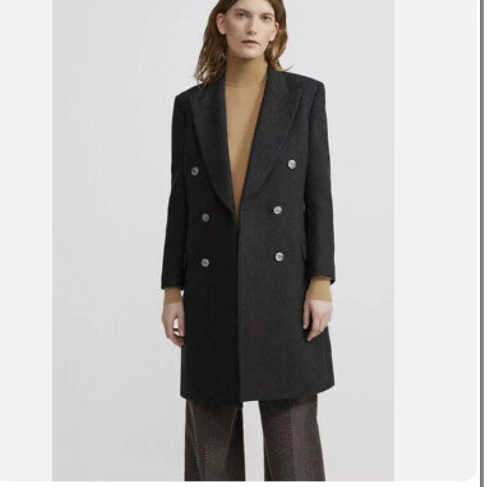 NWT Theory Tailored Coat Heavy Wool Twill